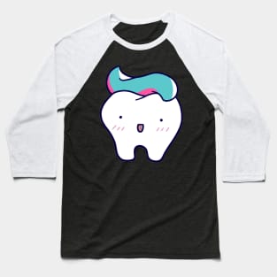 Cute Tooth with Tooth Paste Baseball T-Shirt